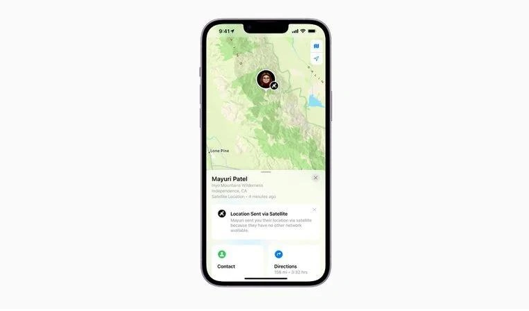潼关苹果14维修分享iPhone14系列中 FindMy功能通过卫星分享位置方法教程 