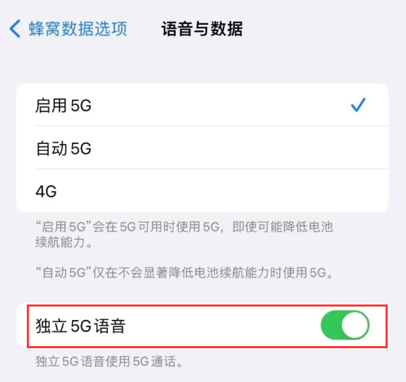 潼关苹果14维修分享iPhone 14 Pro如何开启VoNR 